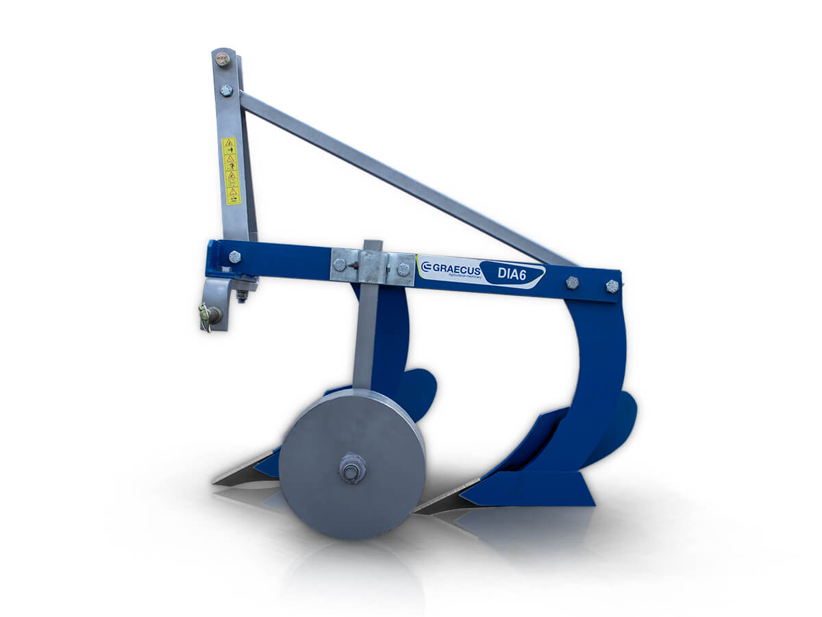 DIA6 | Graecus | Αλέτρι – Άροτρο δύινο 6″ με ρόδα Φ280 