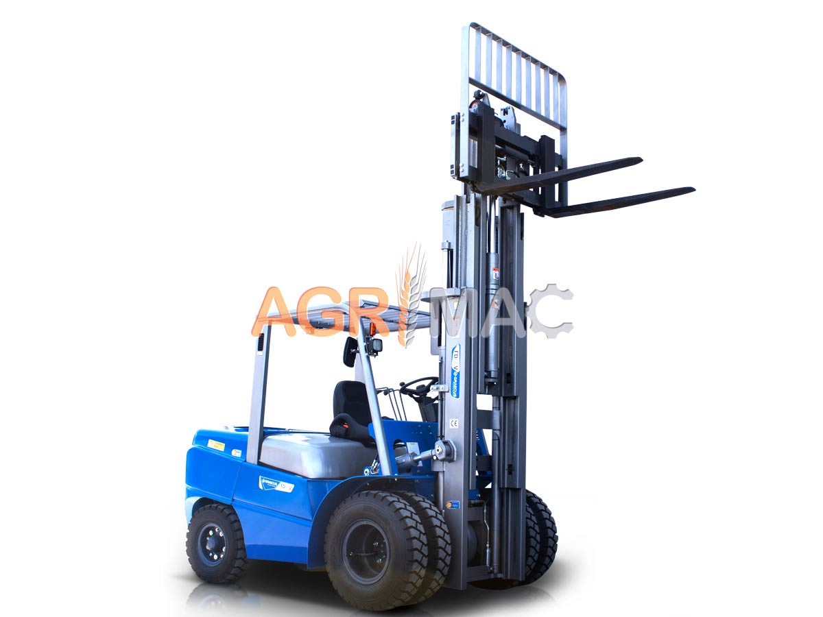 FD60V | Graecus | Κλάρκ 6.0Τ STAGE V diesel | Duplex 3000mm | υδραυλική πλάγια μετατόπιση | πιρούνια 1220mm