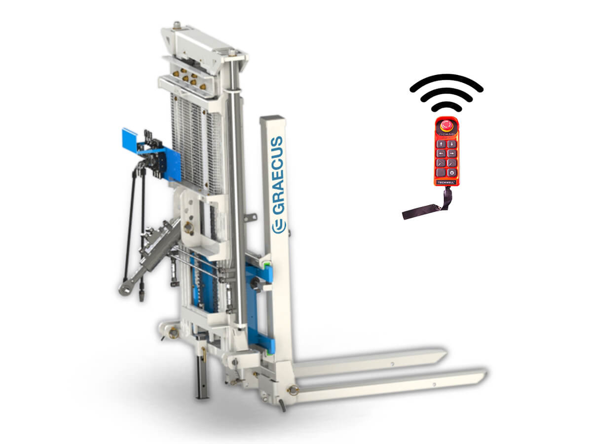 CLARK1500 TRIPLEX320-RC | Graecus | Κλαρκ για τρακτέρ 3 σταδιων με ανύψωση βάρους 1500kg και ύψους 320εκ, υδρ. πλάγια μετατόπιση, υδρ. ρύθμιση μπούμας και ασύρματο χειριστήριο.