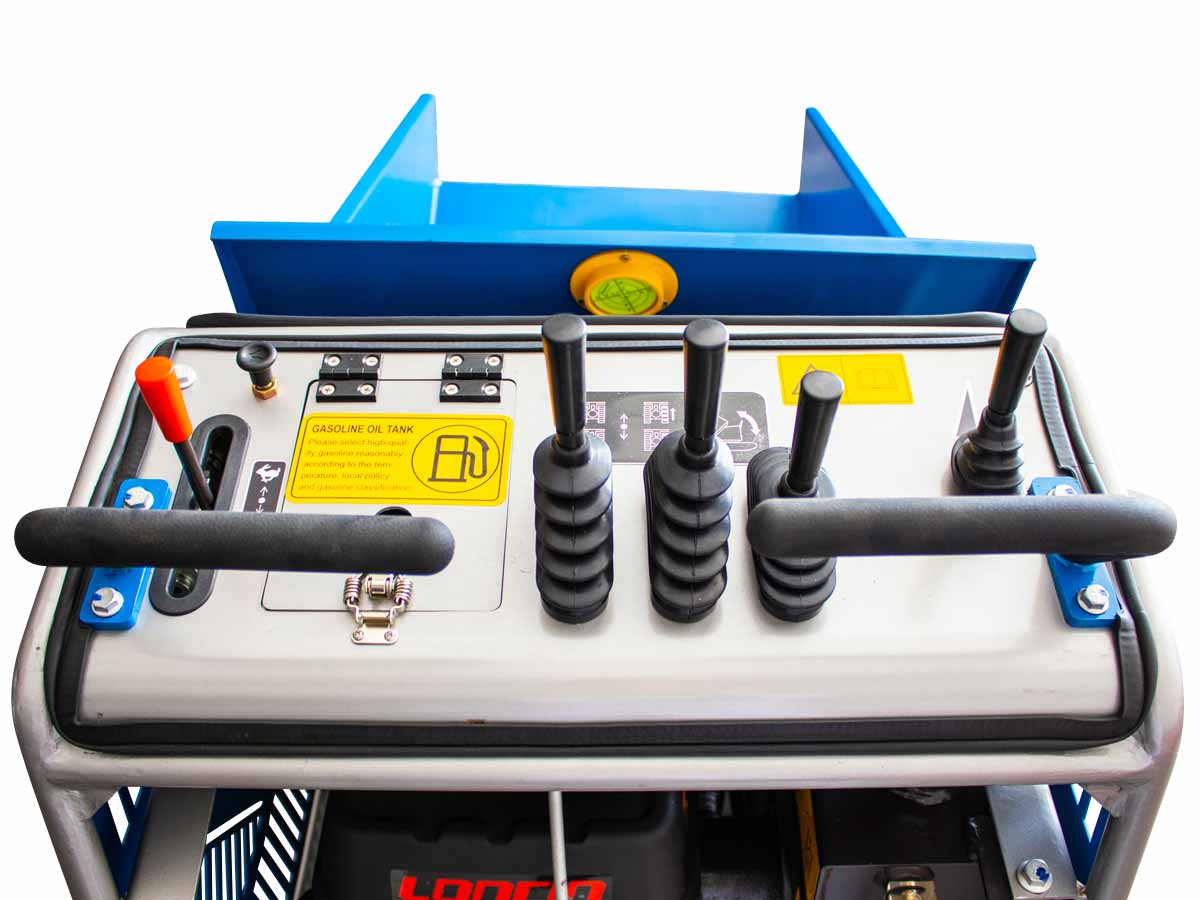 H500 | Graecus / Loncin | Ντάμπερ , υδροστατικό με υδραυλική ανατροπή και πλατφόρμα αναβάτη 500kg 