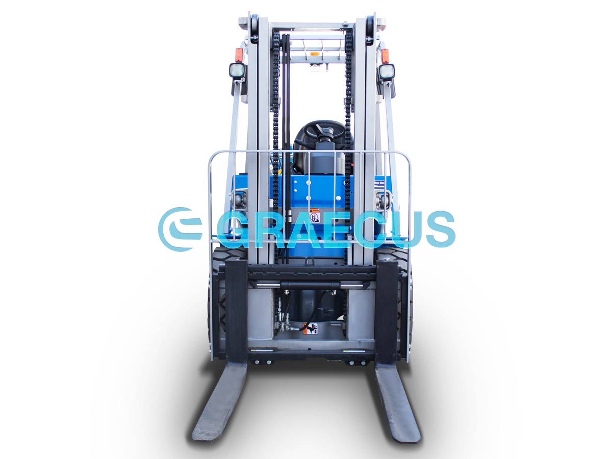 FD35V | Graecus | Κλάρκ 3.5Τ STAGE V diesel | Duplex 3000mm | υδραυλική πλάγια μετατόπιση | πιρούνια 1220mm