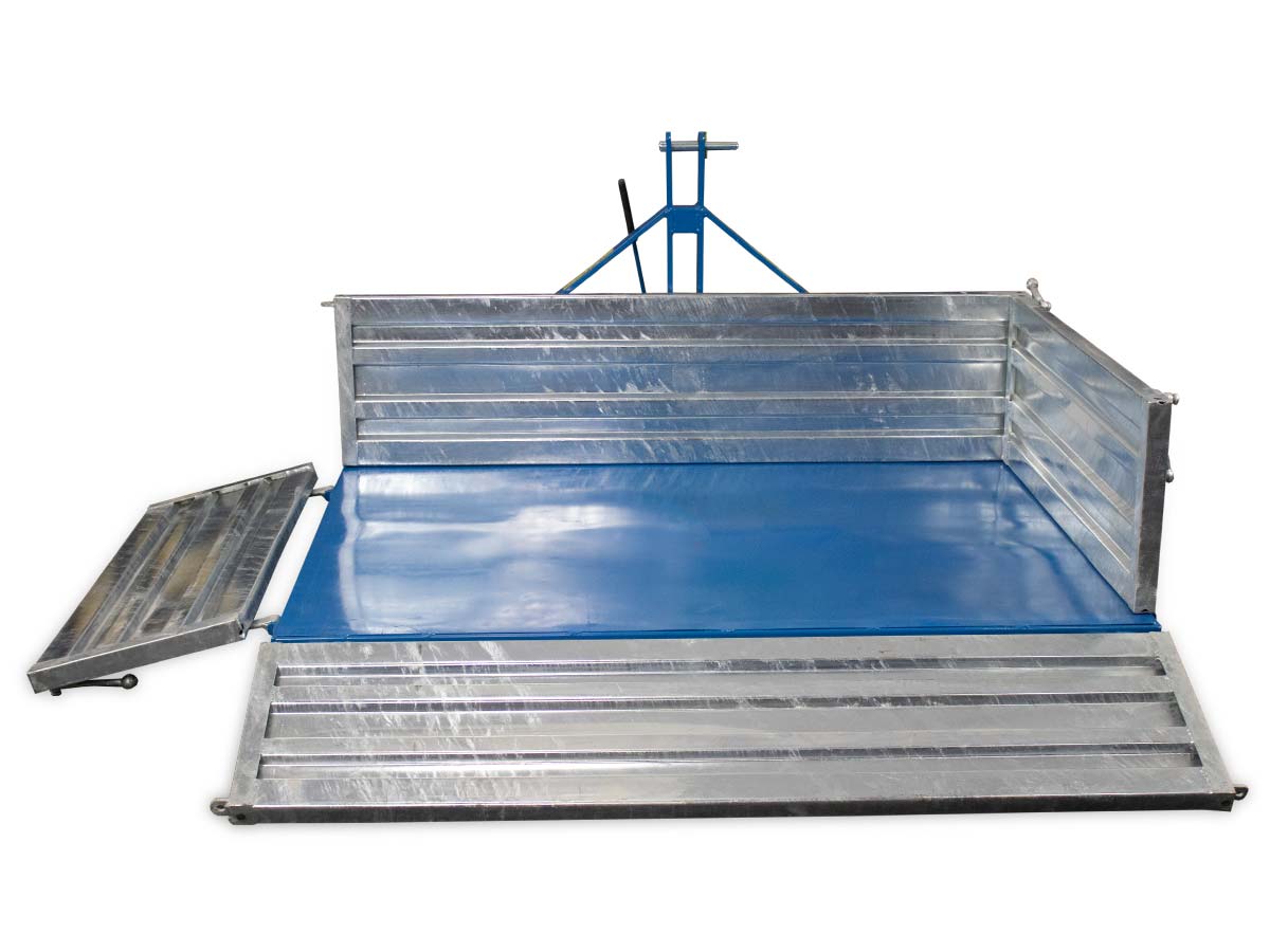 CM140-H | Graecus | Αναρτώμενο κουτί μεταφοράς 1400mm με υδραυλική ανατροπή