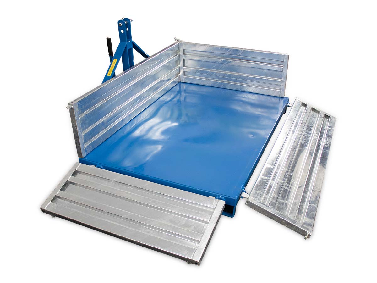 CM140-H | Graecus | Αναρτώμενο κουτί μεταφοράς 1400mm με υδραυλική ανατροπή