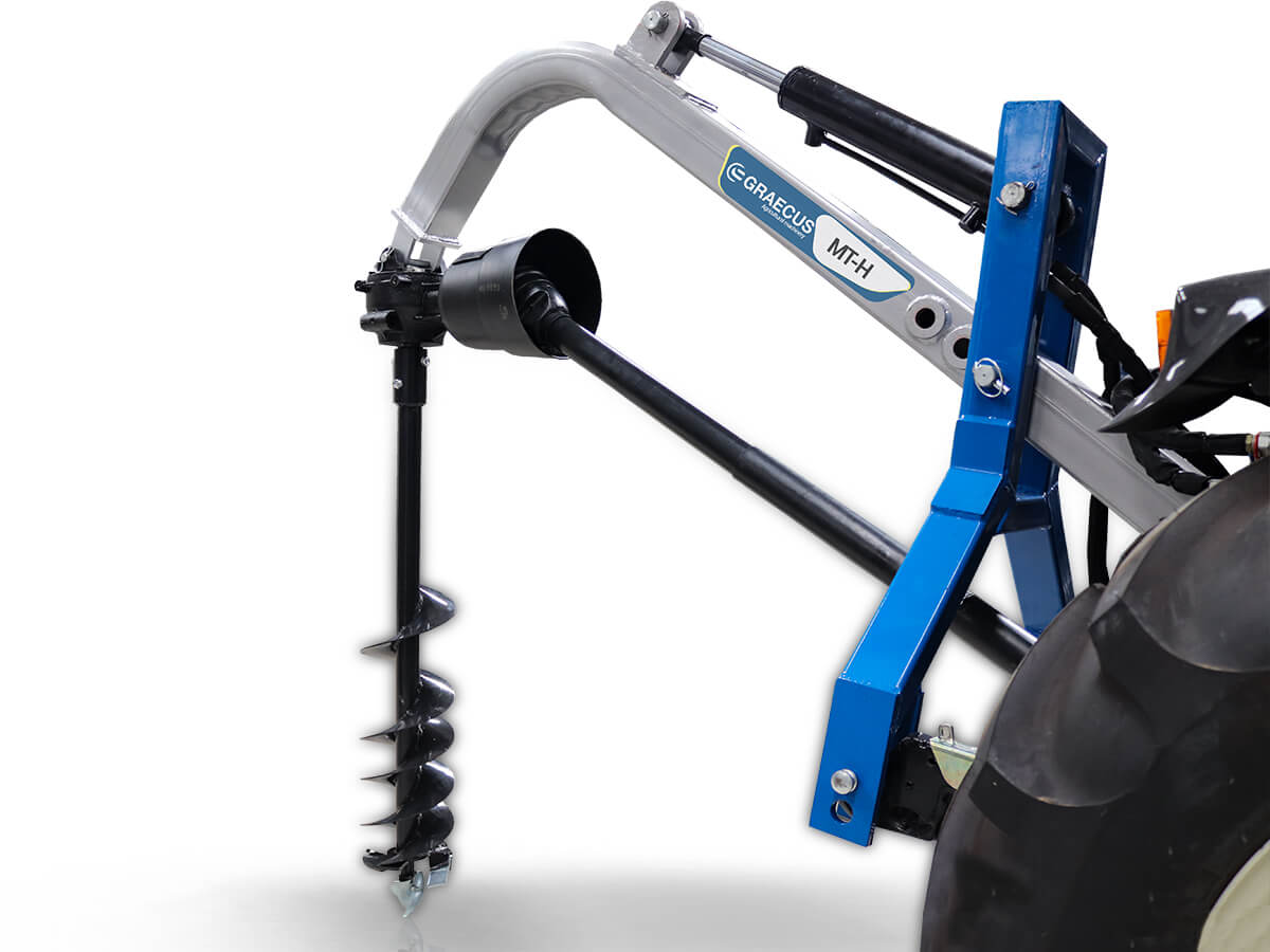 MT450-H | Graecus | Τρυπάνι με υδραυλική μπουκάλα και αρίδα Φ450 