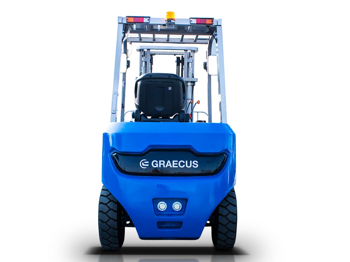 FE35-Lithium | Graecus | Κλάρκ 3.5Τ ηλεκτρικό με μπαταρία λιθίου | Duplex 3000mm | Υδραυλική πλάγια μετατόπιση | Πιρούνια 1220mm 