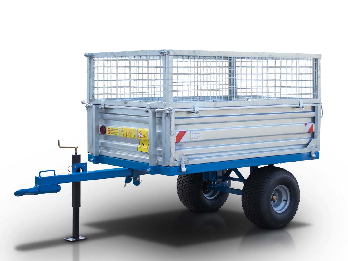 MT1000-M | Graecus | Τρέιλερ για τρακτέρ με μηχανική ανατροπή 1000kg 