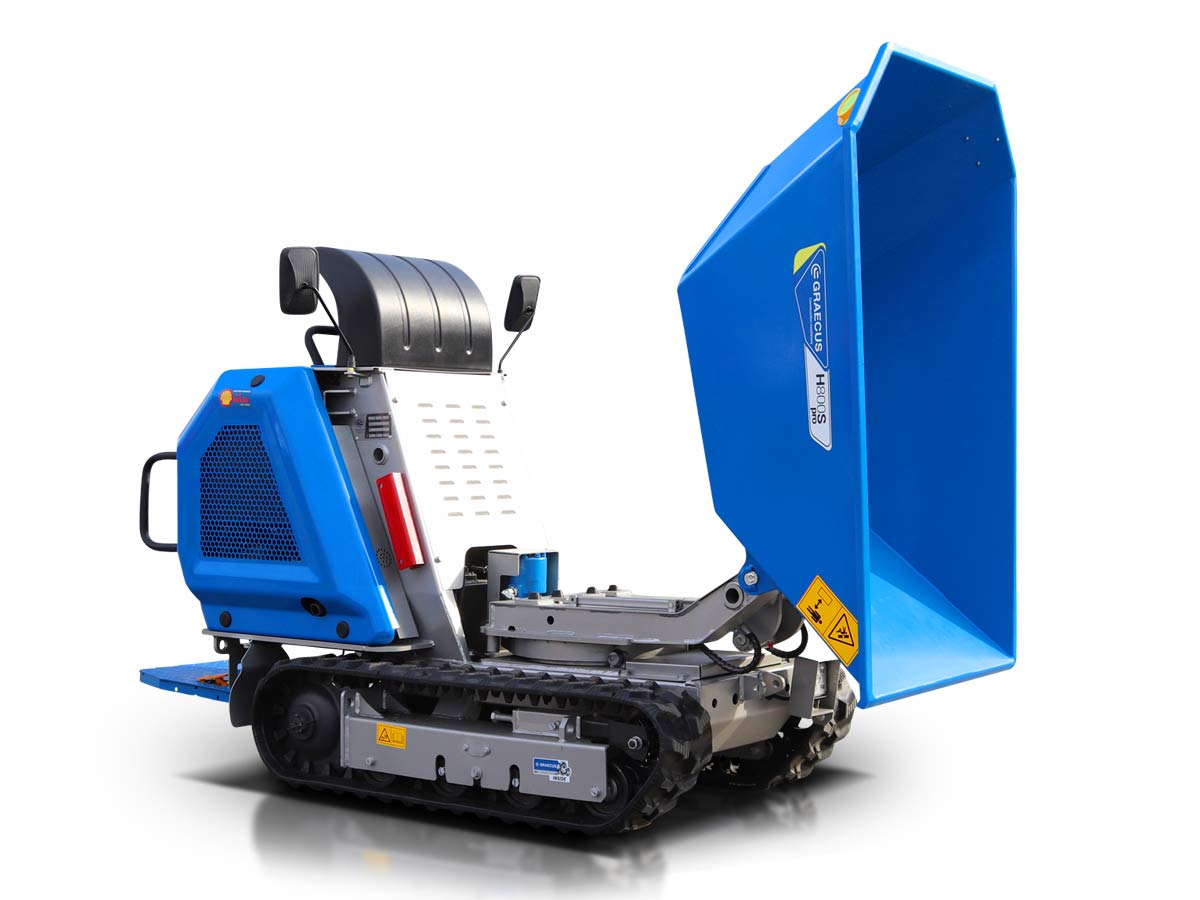 H800S PRO | KUBOTA | Ντάμπερ υδροστατικό με υδραυλική πλευρική εκκένωση, πλατφόρμα αναβάτη 800kg Diesel 