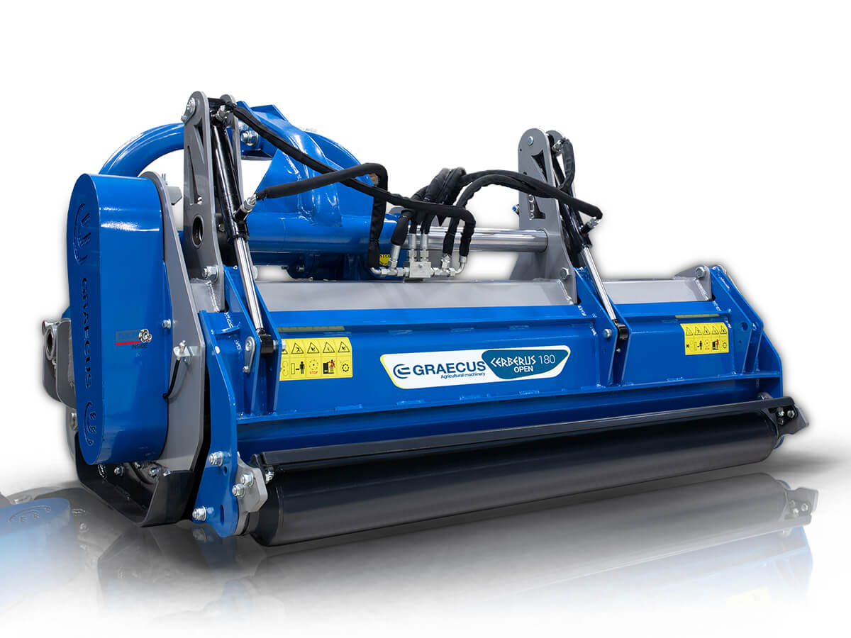 CERBERUS OPEN 180 | Graecus | Καταστροφέας βαρέως τύπου με ανοιγόμενο θόλο και υδραυλική μετατόπιση 