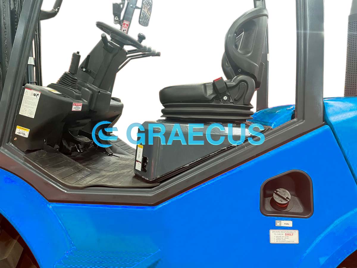 FD35V-4WD Off-Road Hyundai | Graecus | Κλάρκ 3.5Τ Hyundai STAGE V 4×4 Off-Road diesel | Duplex 3000mm | υδραυλική πλάγια μετατόπιση | πιρούνια 1220mm