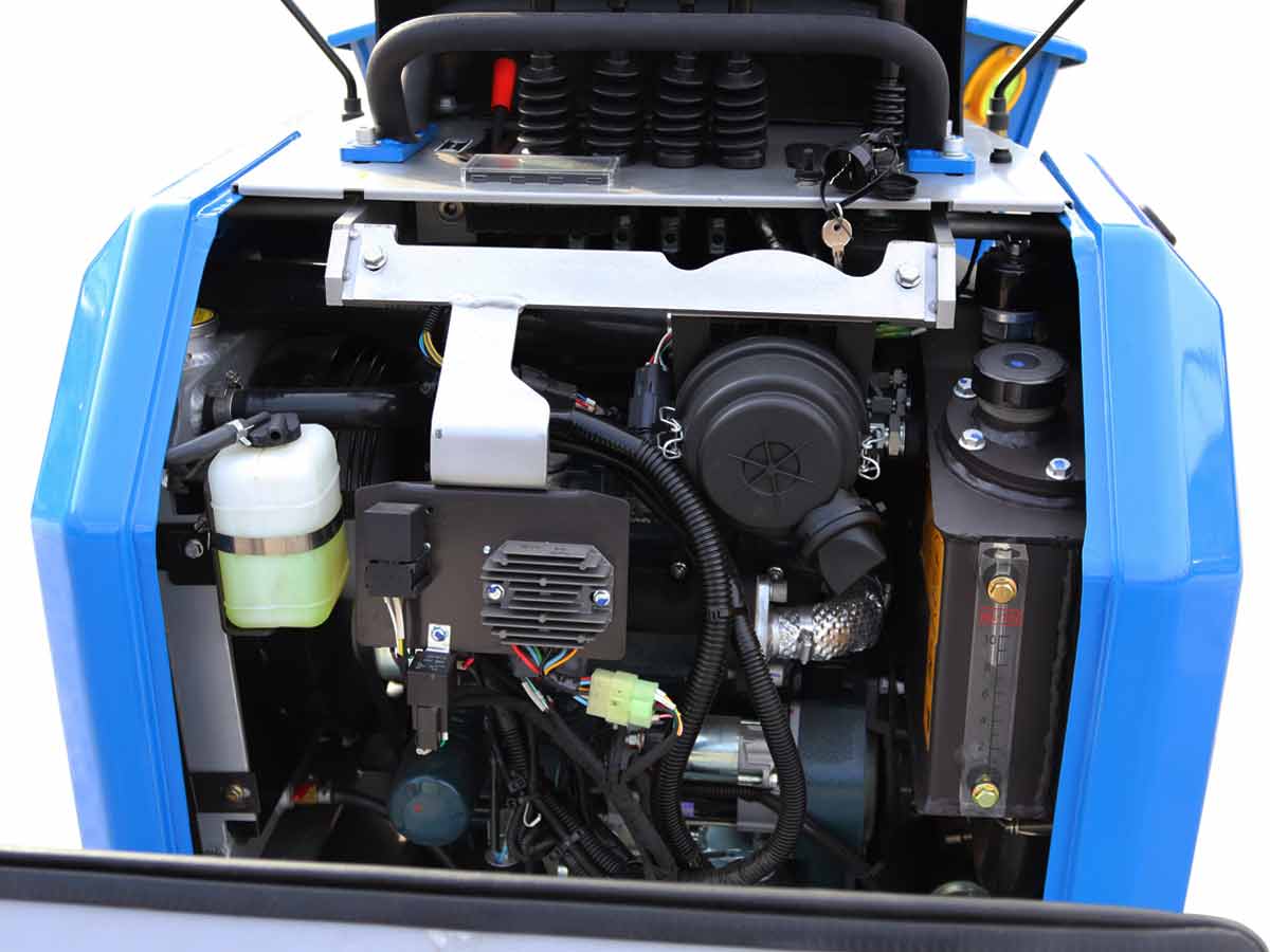 H800S PRO | KUBOTA | Ντάμπερ υδροστατικό με υδραυλική πλευρική εκκένωση, πλατφόρμα αναβάτη 800kg Diesel 