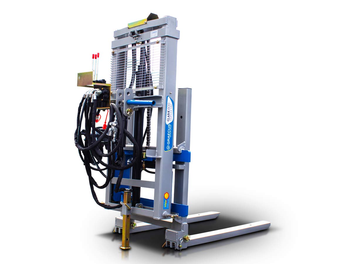 CLARK1500 TRIPLEX250-RC | Graecus | Κλαρκ για τρακτέρ 3 σταδιων με ανύψωση βάρους 1500kg και ύψους 250εκ, υδρ. πλάγια μετατόπιση, υδρ. ρύθμιση μπούμας και ασύρματο χειριστήριο.