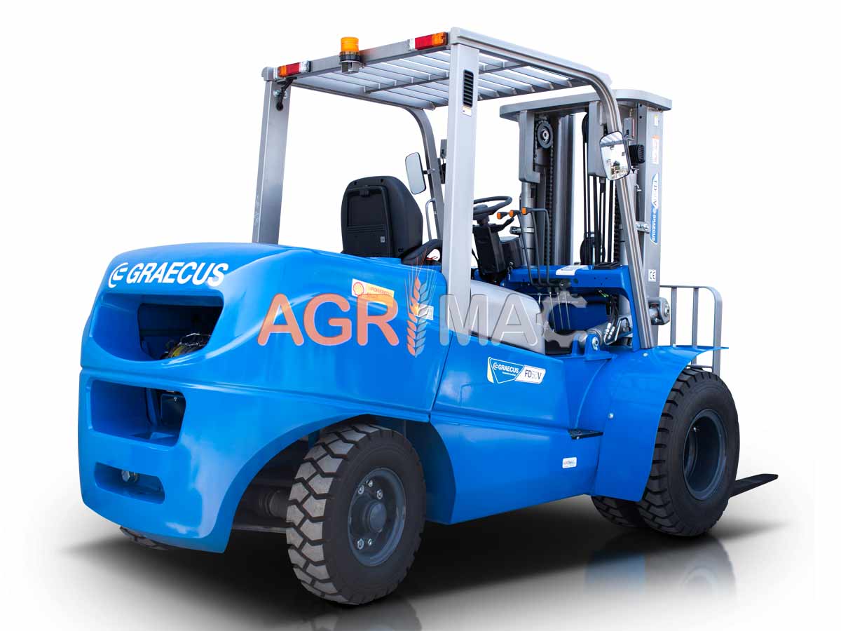 FD100V | Graecus | Κλάρκ 10.0Τ STAGE V diesel | Duplex 3000mm | υδραυλική πλάγια μετατόπιση | υδραυλική ρύθμιση θέσης πιρουνιών | πιρούνια 1220mm