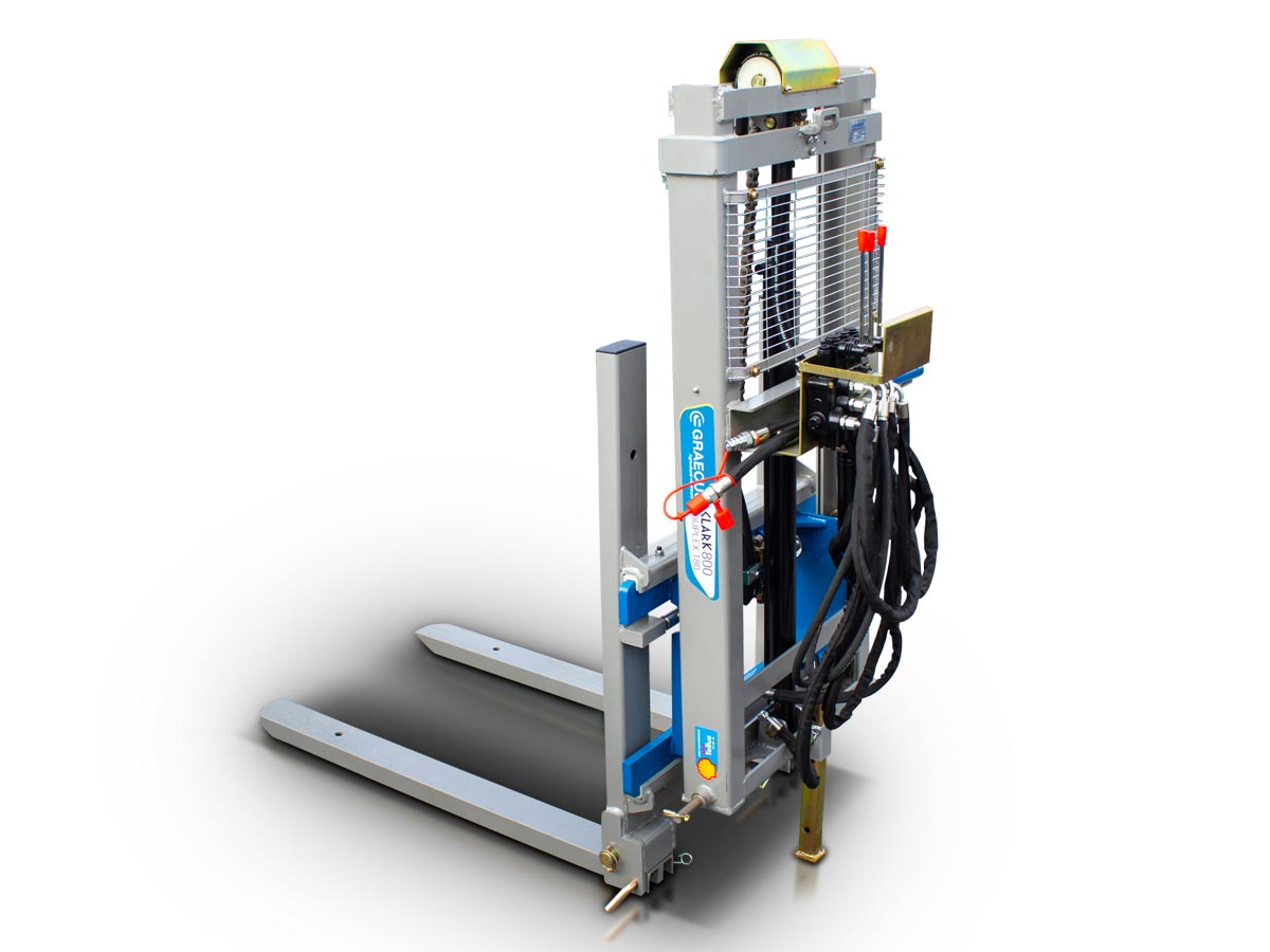 CLARK1500 TRIPLEX250-RC | Graecus | Κλαρκ για τρακτέρ 3 σταδιων με ανύψωση βάρους 1500kg και ύψους 250εκ, υδρ. πλάγια μετατόπιση, υδρ. ρύθμιση μπούμας και ασύρματο χειριστήριο.