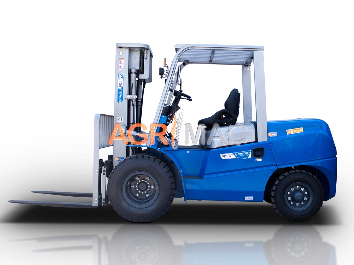 FD80V | Graecus | Κλάρκ 8.0Τ STAGE V diesel | Duplex 3000mm | υδραυλική πλάγια μετατόπιση | πιρούνια 1220mm