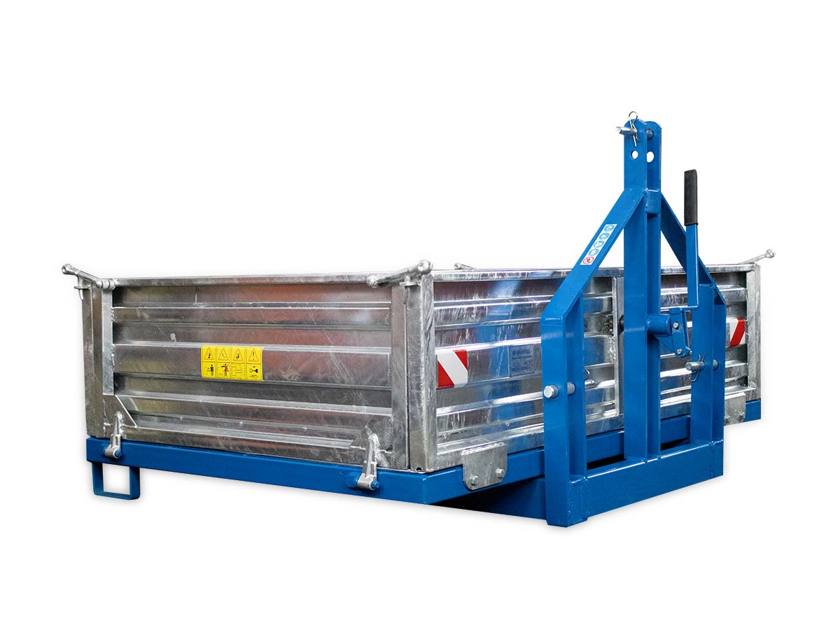 CM140-H | Graecus | Αναρτώμενο κουτί μεταφοράς 1400mm με υδραυλική ανατροπή