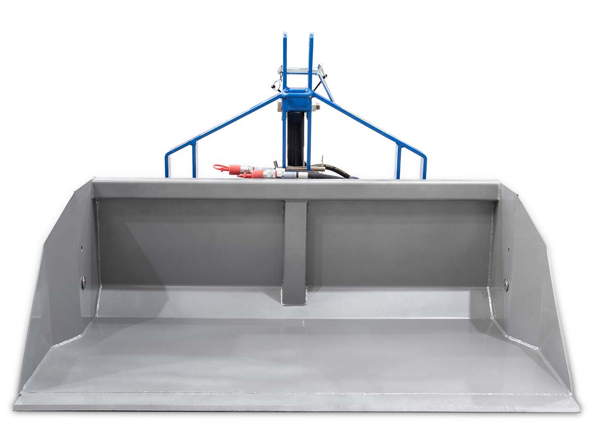 BM120-H | Graecus | Κουβάς μεταφοράς αναρτώμενος με υδραυλική ανατροπή 