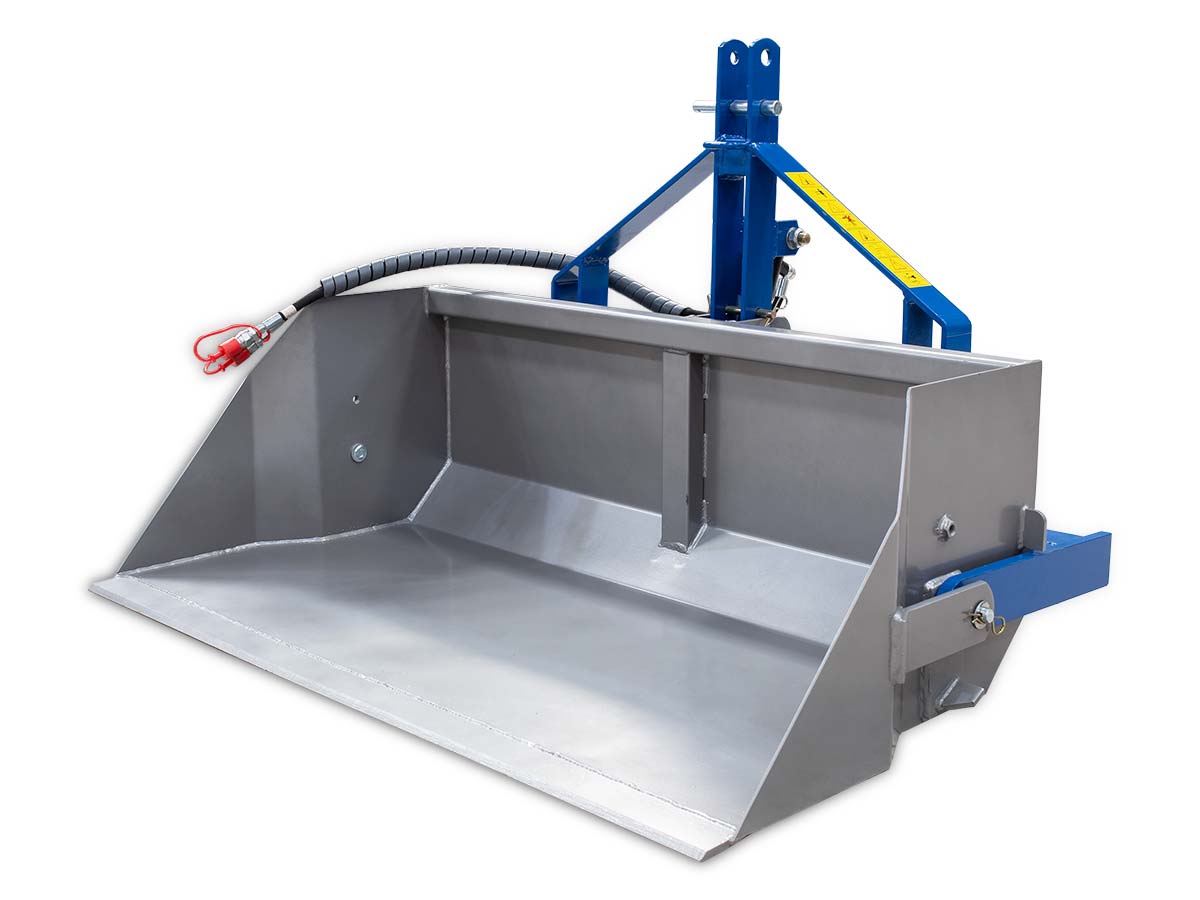 BM140-H | Graecus | Κουβάς μεταφοράς αναρτώμενος με υδραυλική ανατροπή 