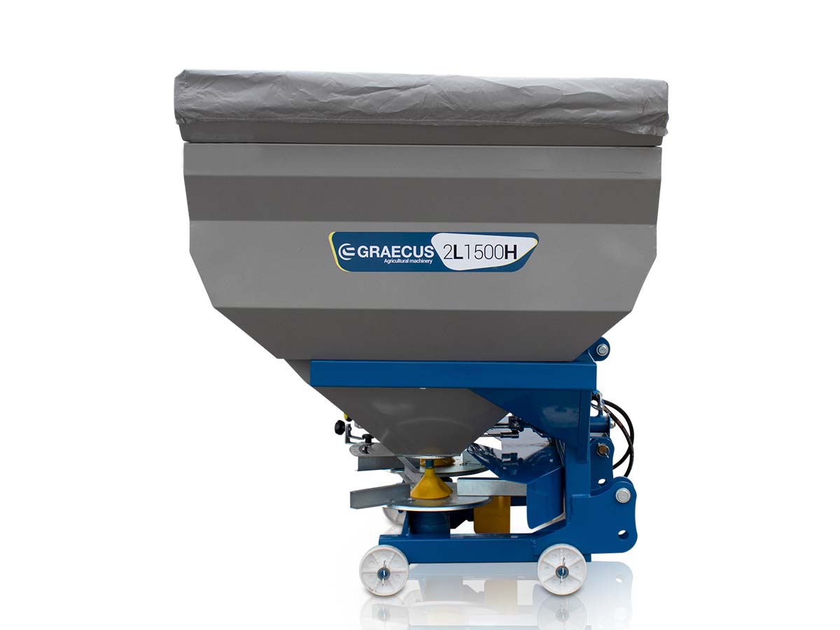 2L1500H | Graecus | Λιπασματοδιανομέας υδραυλικός με διπλή φτερωτή 