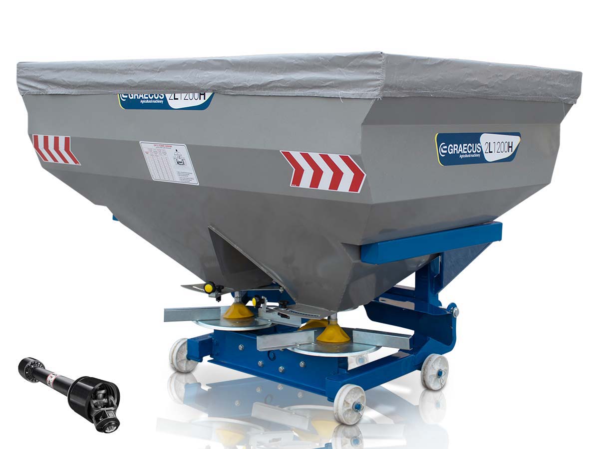 2L1200H | Graecus | Λιπασματοδιανομέας υδραυλικός με διπλή φτερωτή 
