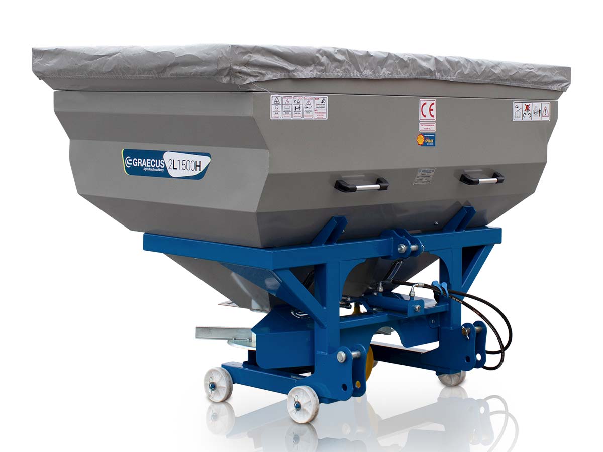 2L1500H | Graecus | Λιπασματοδιανομέας υδραυλικός με διπλή φτερωτή 