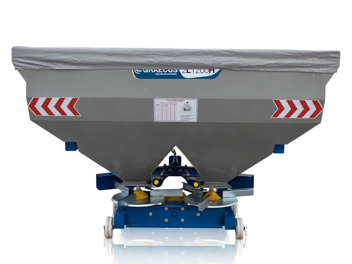 2L1200H | Graecus | Λιπασματοδιανομέας υδραυλικός με διπλή φτερωτή 