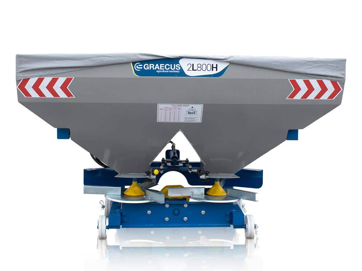 2L800H | Graecus | Λιπασματοδιανομέας με διπλή φτερωτή 