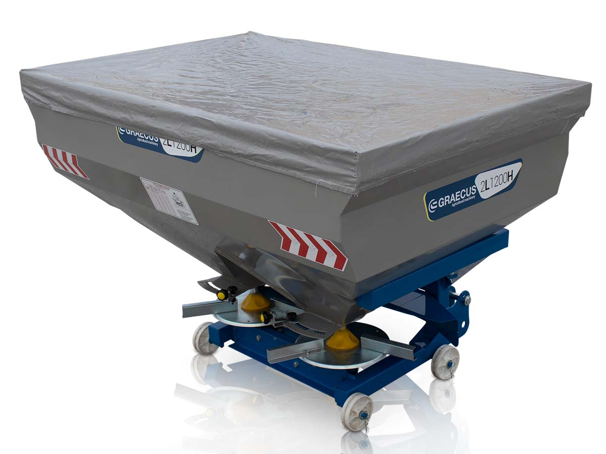 2L1000H | Graecus | Λιπασματοδιανομέας υδραυλικός με διπλή φτερωτή 