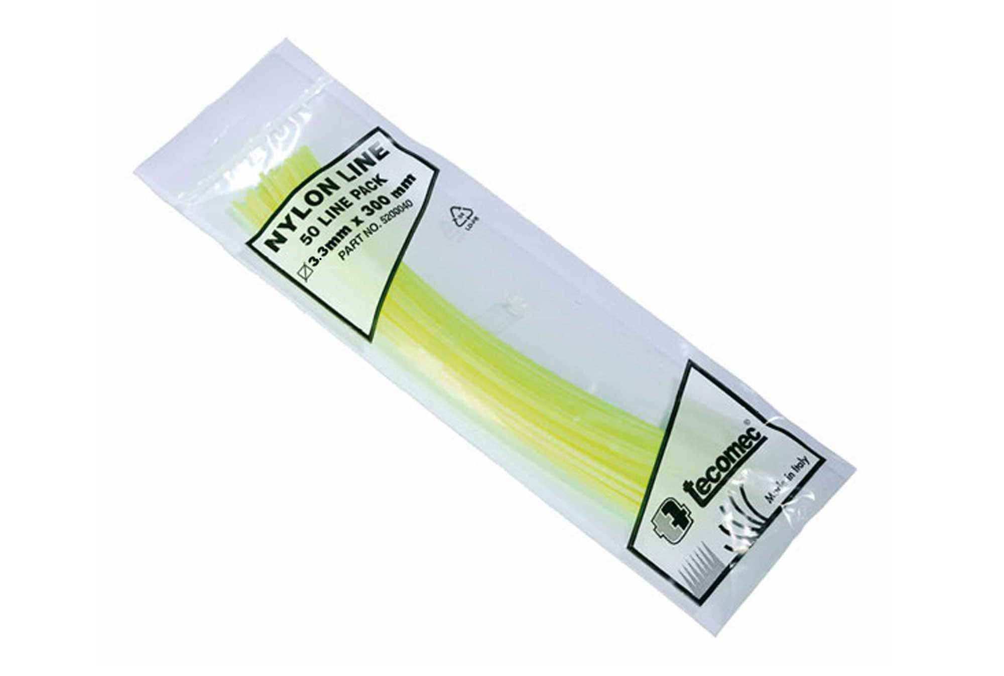 Tecomec | Μεσινέζα τετράγωνη 3.3mm X 30cm (Set 50 τμχ)