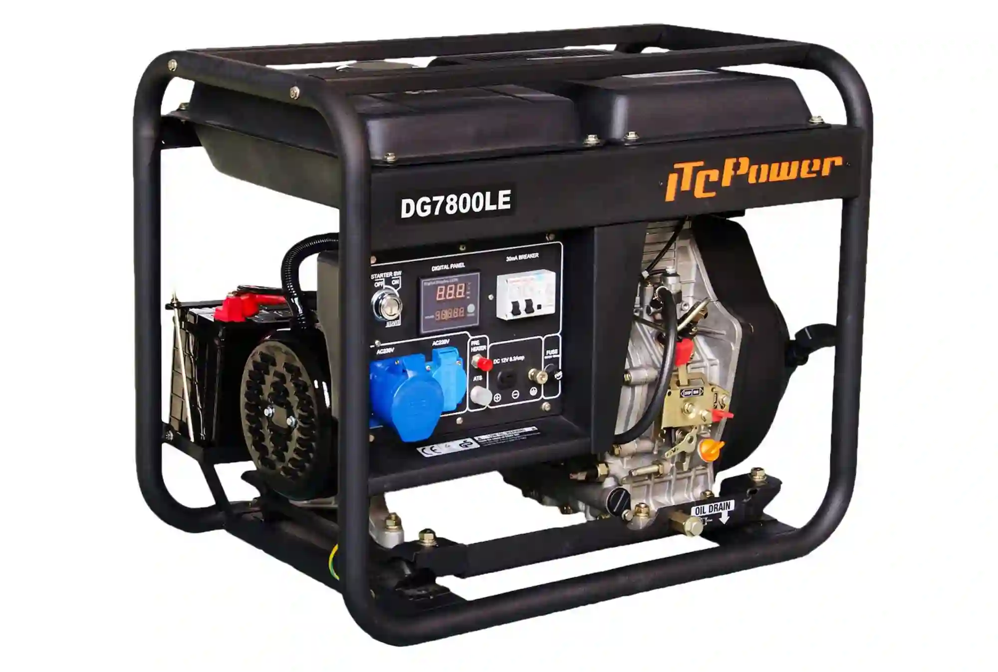 DG 7800LE | ITC Power | Γεννήτρια πετρελαίου (ηλεκτρική εκκίνηση)
