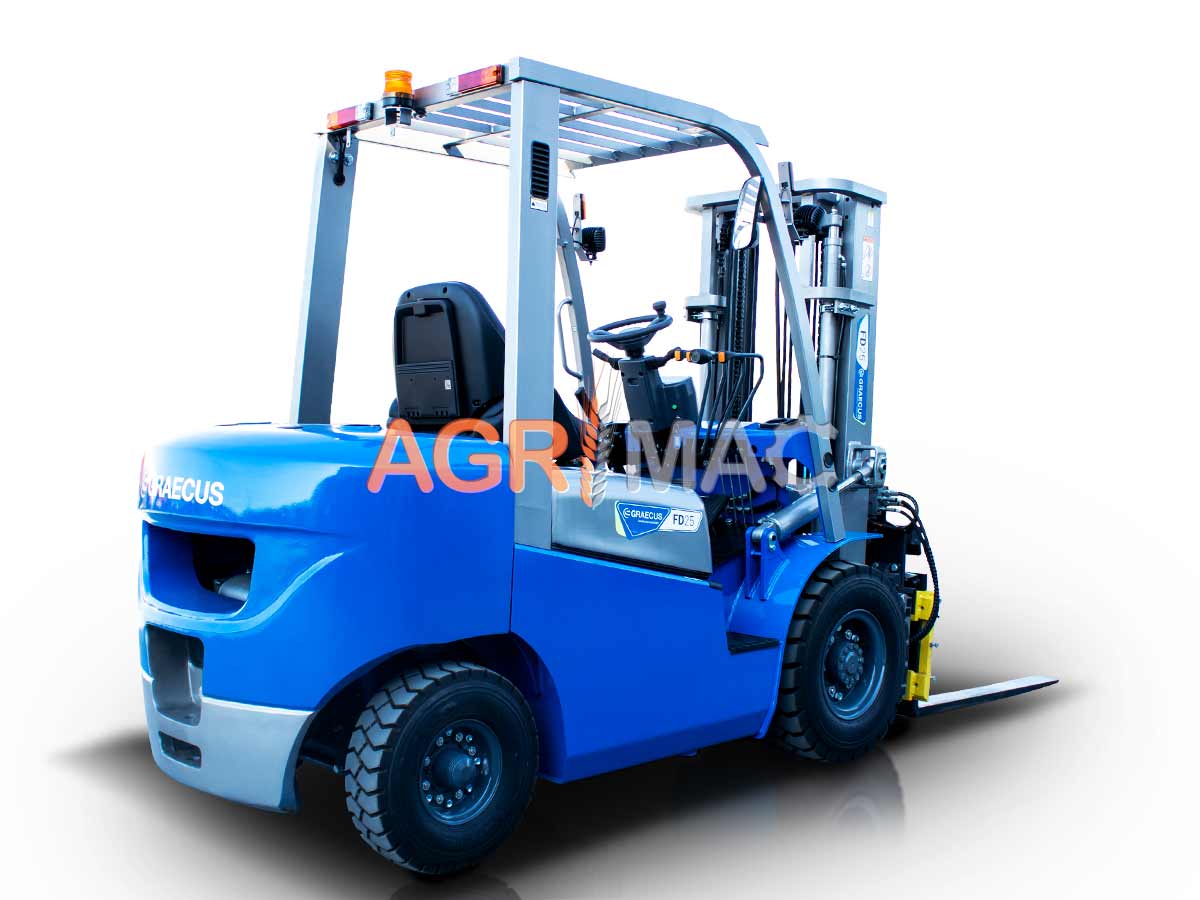 FD25V-ROTATOR20H (ΡΙΚ) | Graecus | Κλάρκ 2.5Τ STAGE V diesel | Duplex 3000mm | περιστροφή στον ιστό | υδραυλική πλάγια μετατόπιση | πιρούνια 1220mm