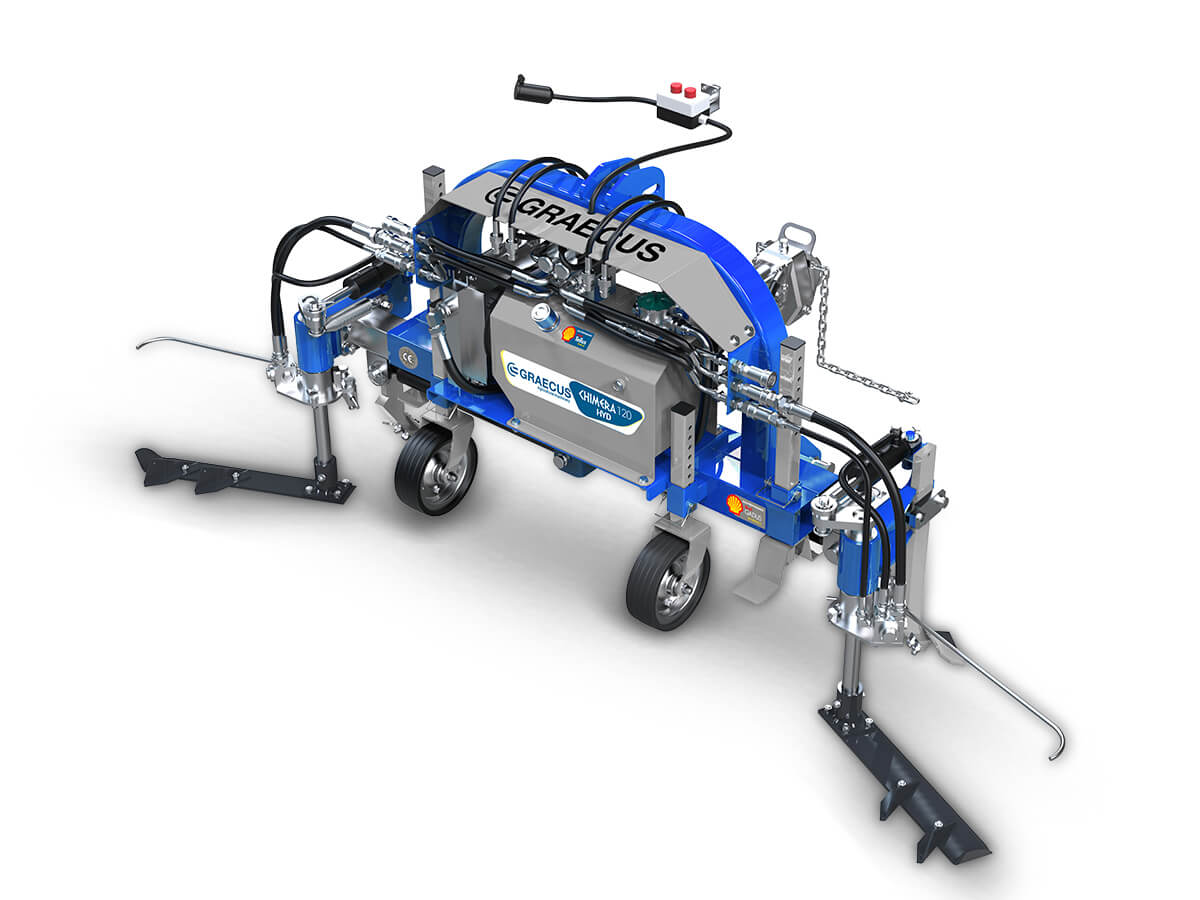 CHIMERA BRATSO HYD120 | Graecus | Πολυμηχάνημα με 2 υδραυλικά πτυσσόμενα μπράτσα και αυτόνομο υδραυλικό σύστημα 