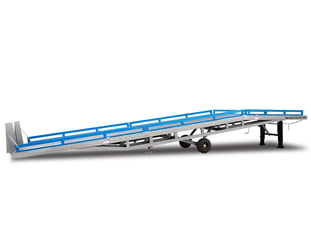 RAMP6T | Graecus | Κινητή ράμπα φορτοεκφόρτωσης με γρήγορα αφαιρούμενα παραπέτα 