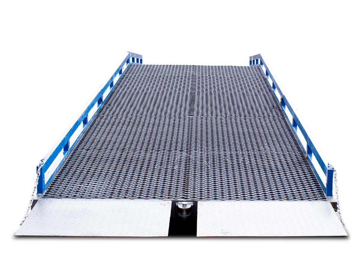 RAMP6T | Graecus | Κινητή ράμπα φορτοεκφόρτωσης με γρήγορα αφαιρούμενα παραπέτα 