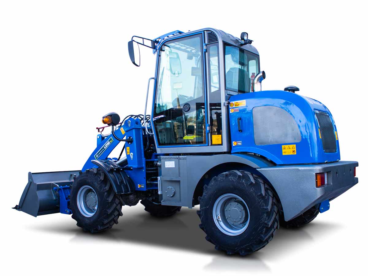 LD16NE Cab | Graecus | Σπαστός τροχοφόρος φορτωτής 4×4 4WD | Μέγιστη ανύψωση 3m | Ικανότητα φόρτωσης έως 1.6Τ | Καμπίνα A/C