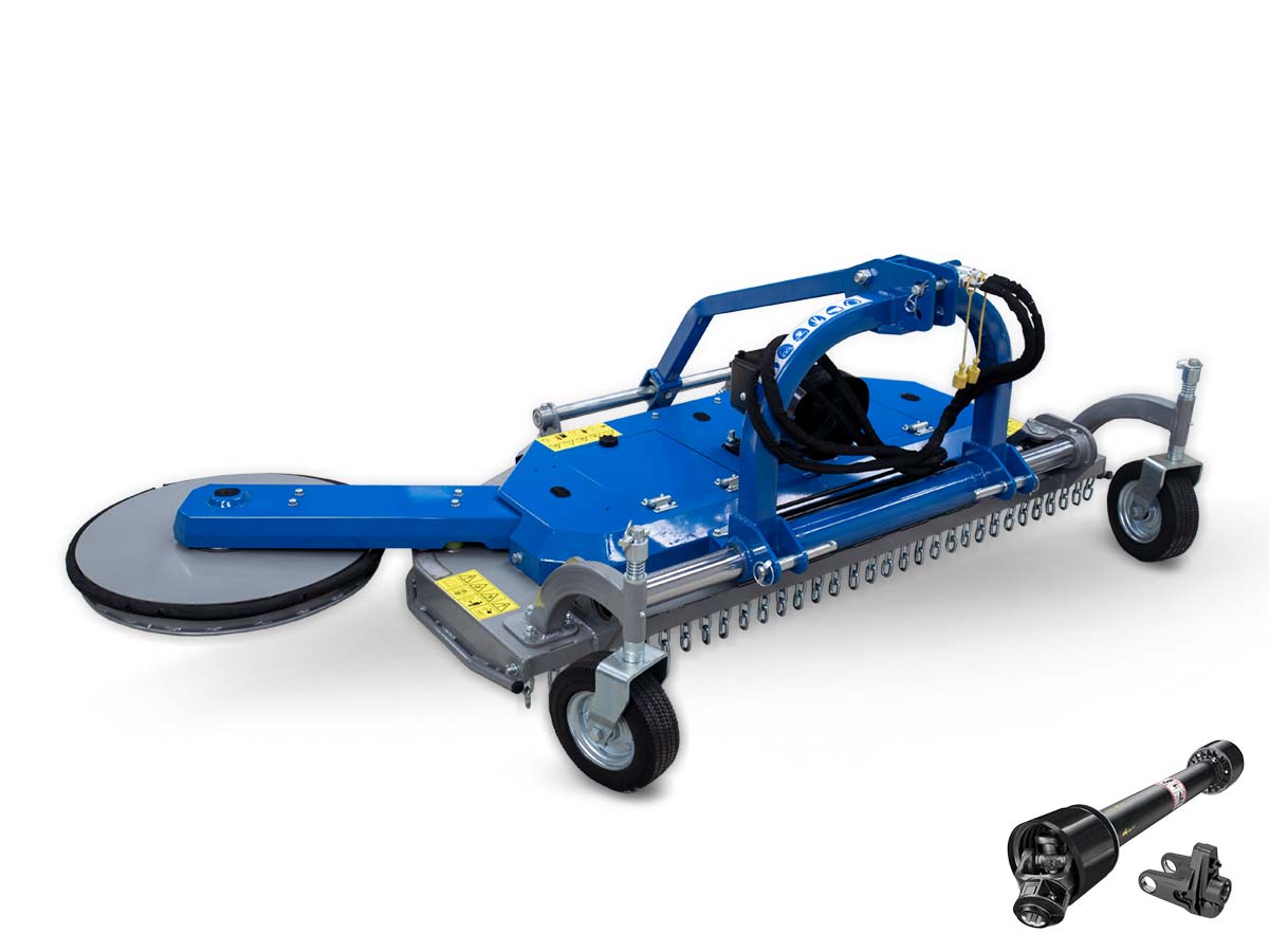  MTS170-H | Graecus | Χορτοκοπτικό με μονό τρελό υδραυλικά μετατοπιζόμενο 