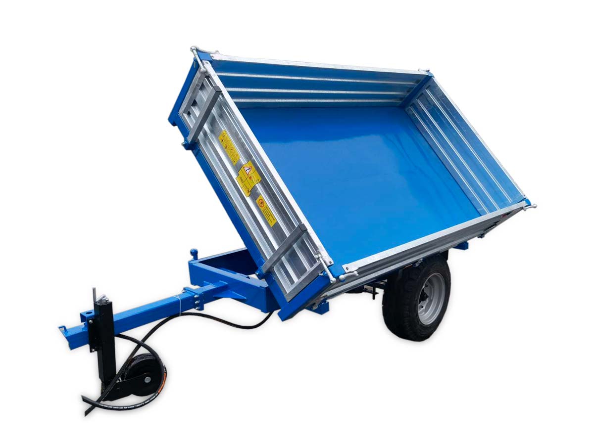 MT4000-3H | Graecus | Τρέιλερ για τρακτέρ με τριπλή υδραυλική ανατροπή 4000kg 