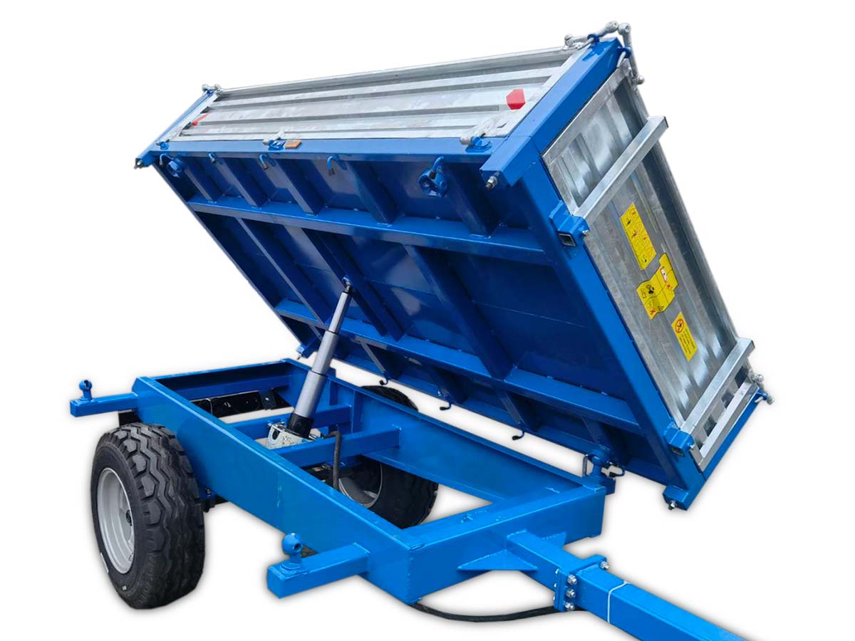 MT4000-3H | Graecus | Τρέιλερ για τρακτέρ με τριπλή υδραυλική ανατροπή 4000kg 