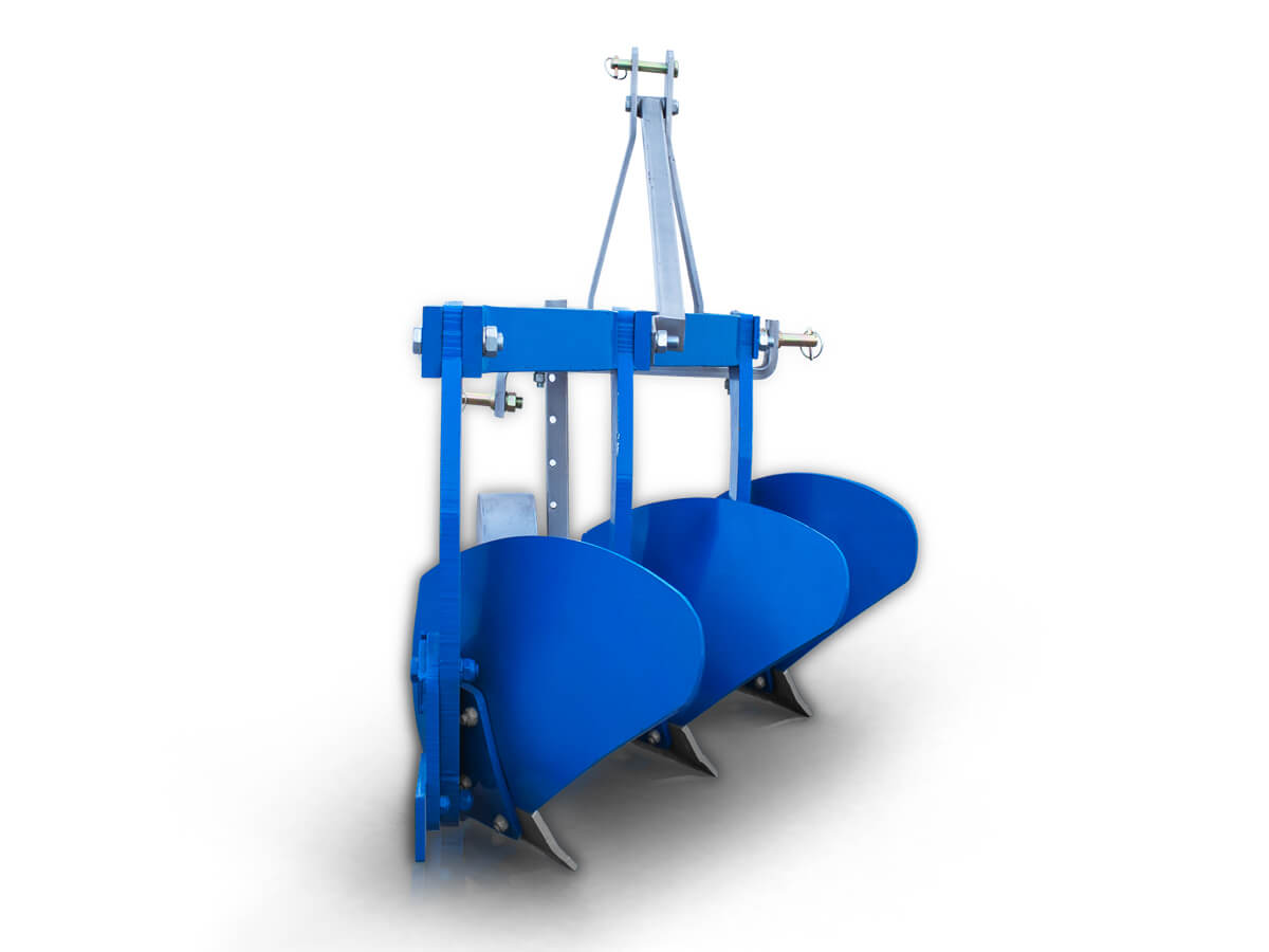 TRA10 | Graecus | Άροτρο-Αλέτρι 3υνο 10″ τρακτέρ με ρόδα Φ280 