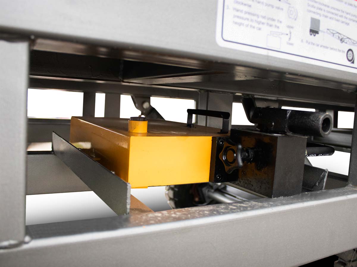 RAMP6T | Graecus | Κινητή ράμπα φορτοεκφόρτωσης με γρήγορα αφαιρούμενα παραπέτα 