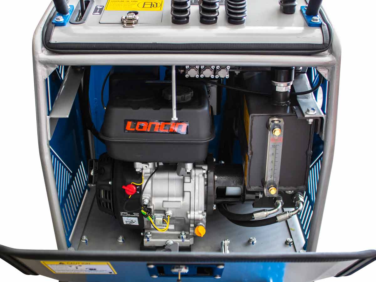 H500 | Graecus / Loncin | Ντάμπερ , υδροστατικό με υδραυλική ανατροπή και πλατφόρμα αναβάτη 500kg 