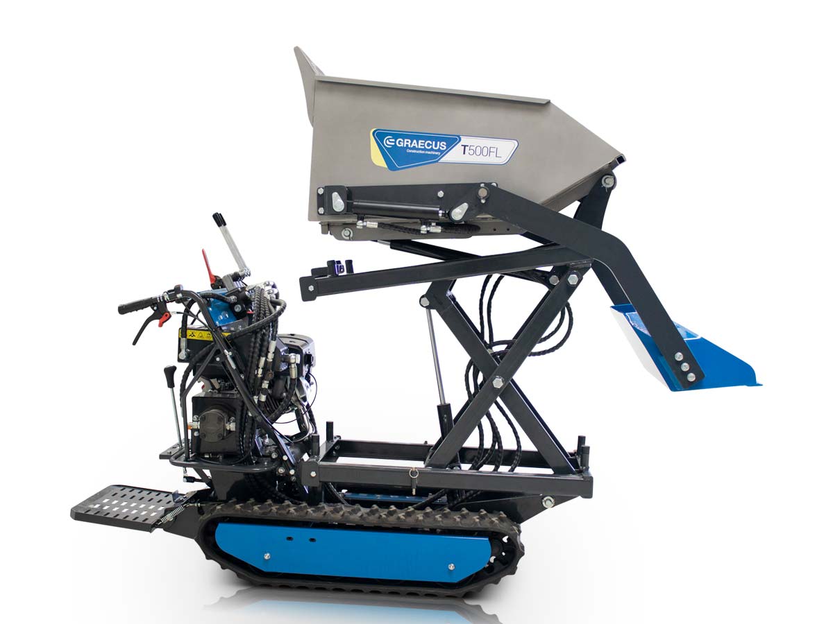 T500FL | Graecus | Ντάμπερ με φορτωτή και υψηλή ανατροπή 